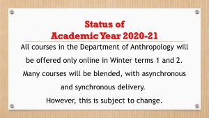 Status of Academic Year 2020-21